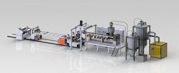 HAUSTIER Blasen-Blatt-Produktions-Maschine transparentes HAUSTIER Blatt Thermoforming, das Maschine herstellt 0