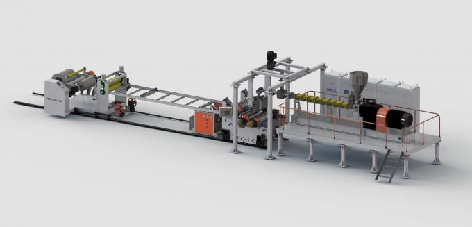 PLA-Plastikblech-Extrusionsmaschine für die Herstellung von PLA-Blisterblättern 0