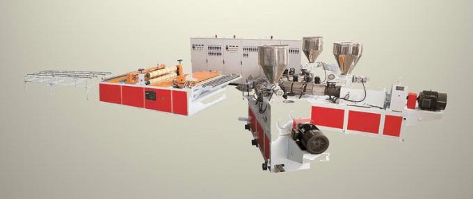 Tür-Wand-ASA Pvc Profile Extrusion Machine-Linie 350kg H 0
