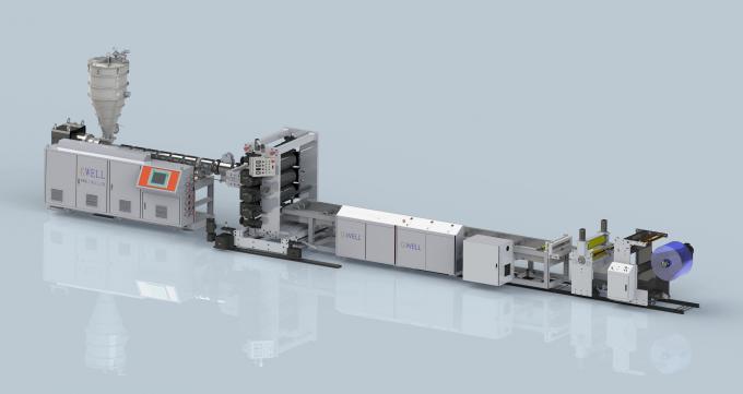Durchsichtige weiche Platten-Produktionslinie Pvc-Blatt-Extrusionsmaschine 400 kg/h 0