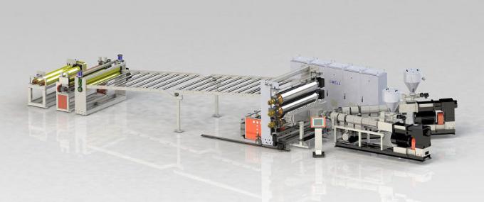 Maschine für die Extrusion von starren PVC-Blättern Mehrfunktions-Produktionslinie für PVC-Platten 450/h 0