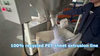 PET-Folienextrusion aus 100 % recyceltem Material