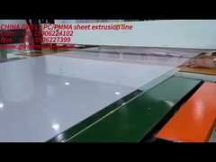 So viel Transparenz und Gleichmäßigkeit PC / PMMA-Blatt von GWELL Extrusionslinie