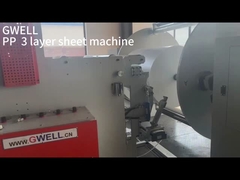 GWELL 3-schichtige PP-Blattkoextrusionsmaschine