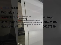 Gute Gleichmäßigkeit - PVC-farbige/transparente Starrblech-Extrusionsleitung