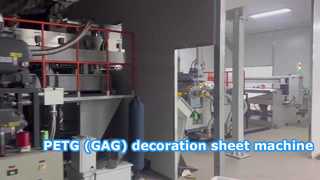 PETG (GAG)-Dekorationsfolien-Produktionslinie