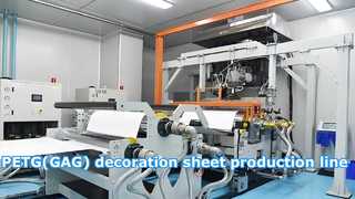 Produktionslinie für PETG (GAG)-Dekorfolien