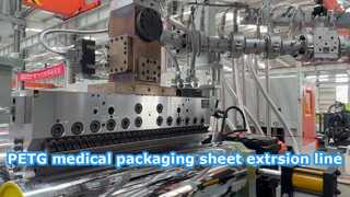 Extrusionslinie für medizinische PET/PETG-Folien