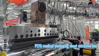 Extrusionslinie für medizinische PETG-Verpackungsfolien