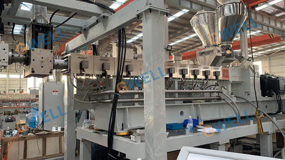 kaufen Plastikbriefpapier-Blatt-Verdrängung des haustier-Blatt-Extruder-pp., die Maschinen-Blatt-Rollenextruder herstellt online manufacture