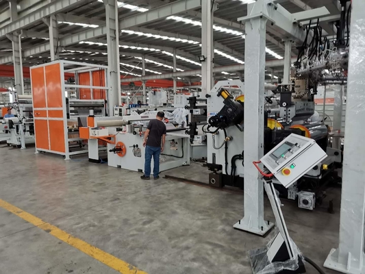 kaufen 85 mm Kegelförmiges Co-rotatives Zwillingschraub-Extruder, das PET mischt und schmilzt online manufacture