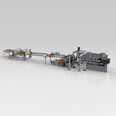 kaufen ABS-Kunststoffplatten-Extrusionsmaschine Prozess Parallel-Doppelschneckenextruder / Einschneckenextruder Produktionslinie online manufacture