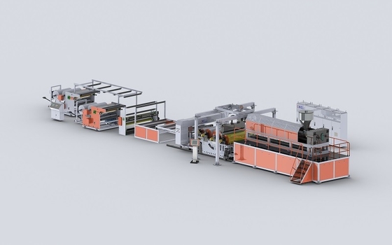 kaufen TPU-Verbundstoff-Folien-Extrusionslinie mit einer Schraube 500 kg/h online manufacture