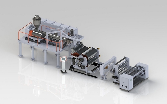 kaufen 120 kg/h ETFE-Folien-Extrusionsmaschine 1000-1500 mm Breite Einschraub-Extruder online manufacture