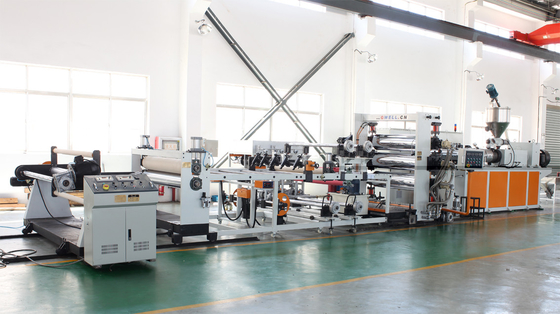 kaufen Durchsichtige Hard Plastic PVC-Platten-Extrusionsleitung 350 kg/h 0,4 - 10 mm Dicke online manufacture