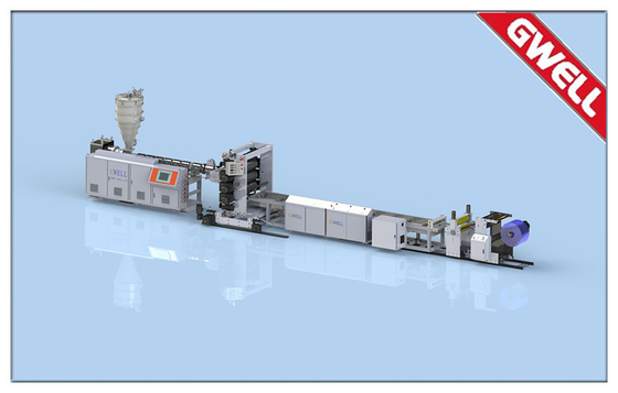 kaufen Durchsichtige PVC-Soft Curtain Sheet Extrusion Line Einschraub-Extruder online manufacture