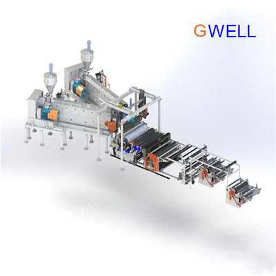 kaufen Universal Solarfilmproduktion,EPE Solarfilm Extrusionslinie EVA/POE Filmproduktion Maschine Co-Extrusion Film Maschine online manufacture