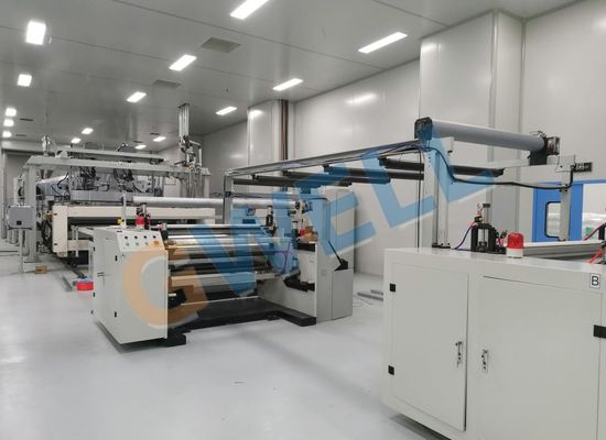 kaufen EPE-Solarfolie-Extrusionslinie mit automatischer Steuerung und Online-Qualitätsüberwachung durch dreischichtige Co-Extrusion online manufacture