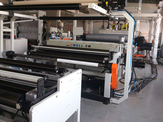 kaufen GWELL Solar Modulverkapselung schlüsselfertiges Projekt: Vom Materialrezept bis zum Produktionsfabriklayout: EVA / POE Gießfolien-Extrusionslinie für die Solarmodulverkapselung Maximale Linien­geschwindigkeit 16 m/s online manufacture