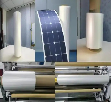 kaufen Erste Solarfilmrezeptur, GWELL EVA POE Solarfilm Extrusionslinie 2200-2600mm Breite, hohe Kapazität hohe Lineargeschwindigkeit online manufacture