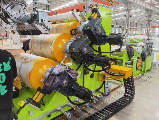 kaufen Hochleistungsmaschine zur Extrusion von PP-Blättern mit einer Breite von 800-1500 mm und einer Dicke von 0,2-1,5 mm für 300-1000 kg/h online manufacture