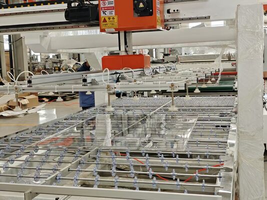 kaufen Hochtransparente PMMA-Plattenextrusionslinie für die Acrylplattenproduktion mit 600-1220 mm Breite und 0,5-5 mm Dicke online manufacture