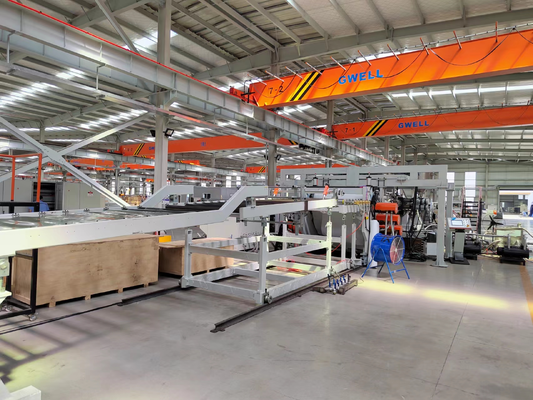 kaufen PC Sheet Extrusion Line mit 600kg/H Output 0,125-20mm Dicke und Single Screw Design für Ausdauerplatte online manufacture