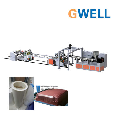 kaufen GPPS undurchsichtige Kunststoffplatte-Verdrängungs-Linie Doppelschneckenextruder der Blatt-Produktions-Maschinen-GPPS online manufacture