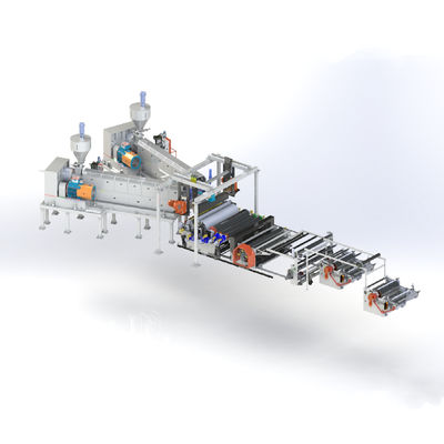 kaufen Automobil-Sicherheitsglas EVA Cast Film Extrusion Lines EVA Film Making Machine 2200mm online manufacture