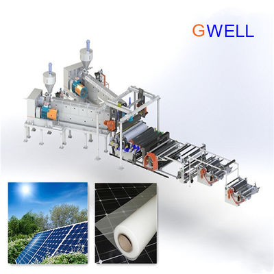 kaufen EVA / POE Solar Photovoltaik Verpackungsfilm Produktionslinie 0,3 - 1 mm Dicke online manufacture
