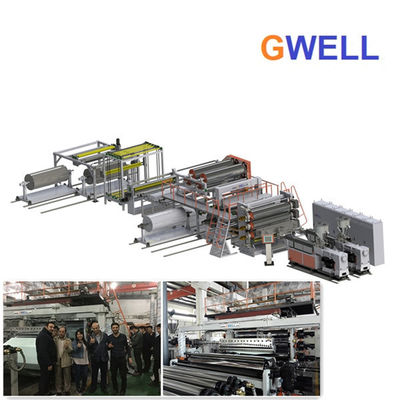 kaufen Blatt-Verdrängungsmaschine PVC-Wasser-Beweis-Film-Produktions-Maschine PVCs wasserdichte online manufacture
