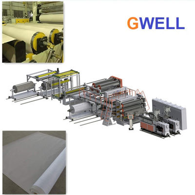 kaufen MEMBRAN-Blatt-Verdrängungs-Maschine CPE-Wasser-Beweis-Film-Produktions-Maschine CPE Imprägnierungs online manufacture