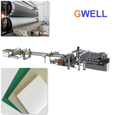 kaufen Pp.-ABS-PET HDPE-Blatt-Extruder-Werbungs-Brett-Verdrängungs-Linie 400kg H online manufacture