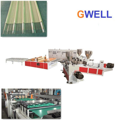 kaufen Kunstharz glasig-glänzende Fliese PVC-Dach-Brett-Verdrängungs-Linie ASA Co Extrusion Machine online manufacture