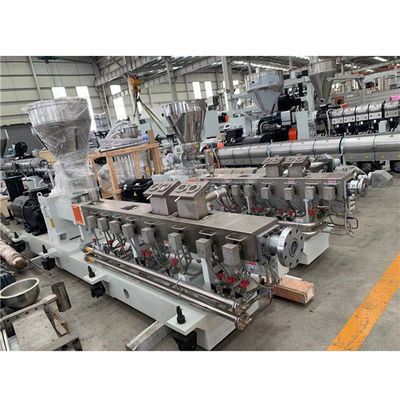 kaufen 85 mm Kegelförmiges Co-rotatives Zwillingsschraubenextruder Mischverfahren Schmelzen online manufacture