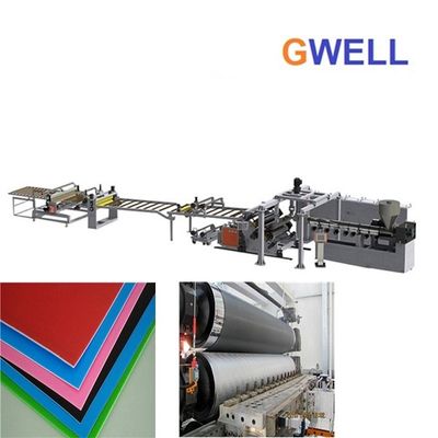 kaufen HDPE starke Brett-Verdrängungs-Linie HDPE Blatt-Produktionsmaschine online manufacture