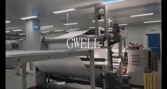 EVA / POE Solarfilm Extrusionslinie mit maximaler Lineargeschwindigkeit von 16 m/min und Twin Screw Design